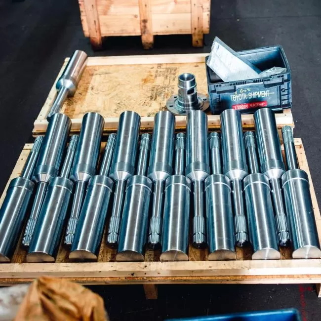 Efficient splined shaft from True Gear & Spline Ltd. in Cambridge, Ontario.