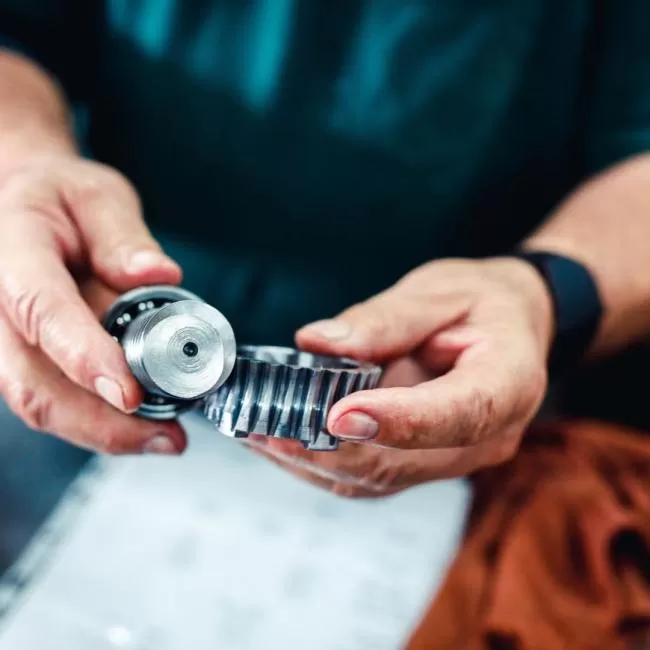 Custom spur gears for manufacturing from True Gear & Spline Ltd. in Cambridge, Ontario.