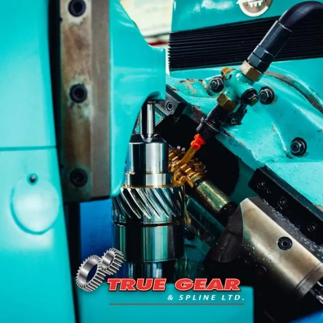 Seamless torque transmission components from True Gear & Spline Ltd. in Cambridge, Ontario.
