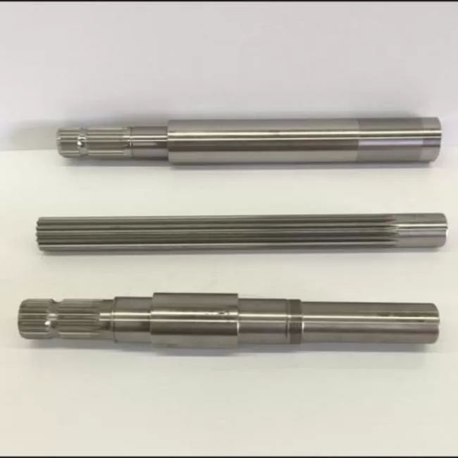 Precision spline shafts from True Gear & Spline Ltd. in Cambridge, Ontario.